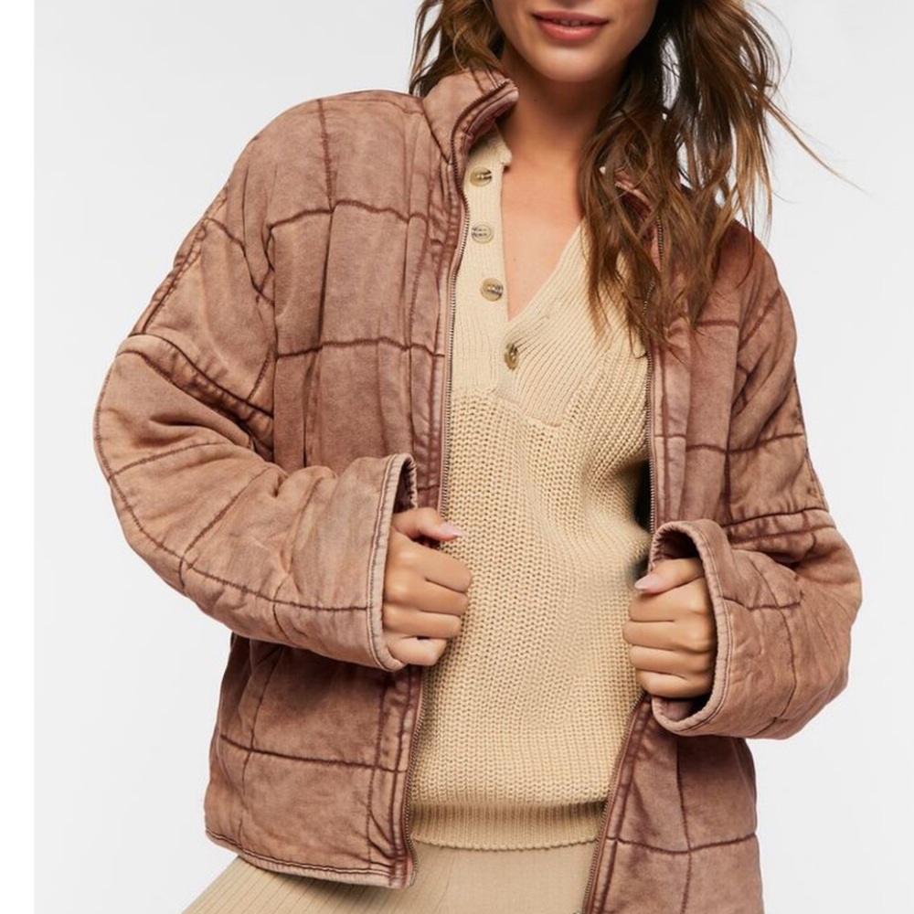 Forever 21 quilted oversized jacket L